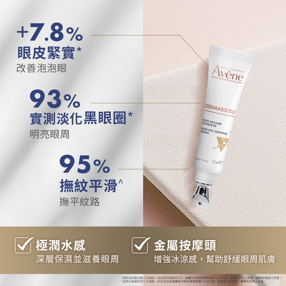 Avene雅漾 極致彈潤眼霜Pro 15ml